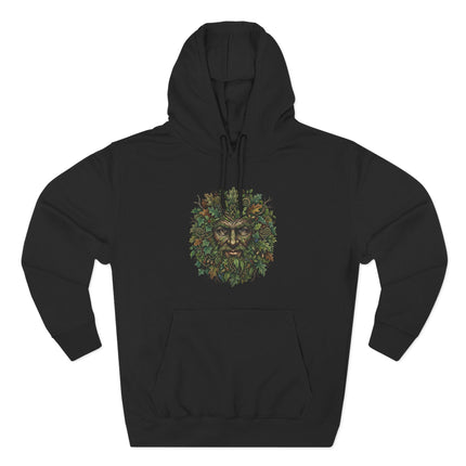 Green Man Hoodie | Nature Spirit Folklore Mythical Unisex Pullover Hoodie