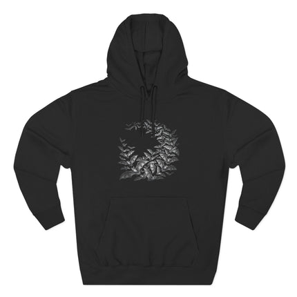 Bat Swarm Circle Hoodie | Gothic Animal Unisex Graphic Pullover Hoodie