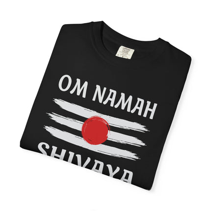 Om Namah Shivaya Tripundra T-Shirt - Spiritual Shiva Graphic Tee