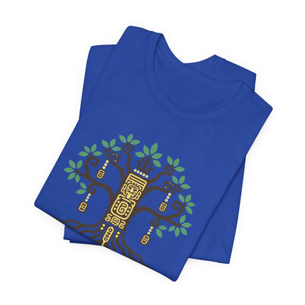 Mayan Ceiba Tree T-Shirt | Branching Tree and Exposed Root Design Tee