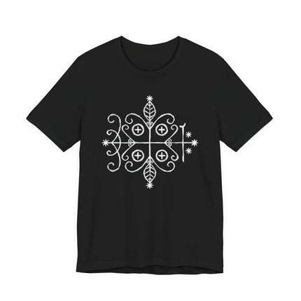 Papa Legba Veve T-Shirt - Haitian Vodou Sacred Geometry Tee