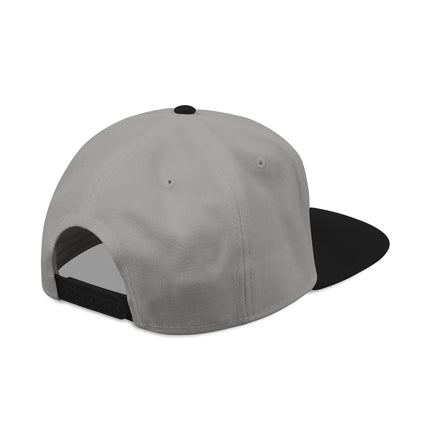Gray snapback cap featuring the embroidered Maltese Cross symbol.