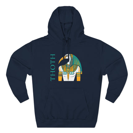 Thoth Hoodie | Ancient Egyptian God Graphic and Text Unisex Pullover V1