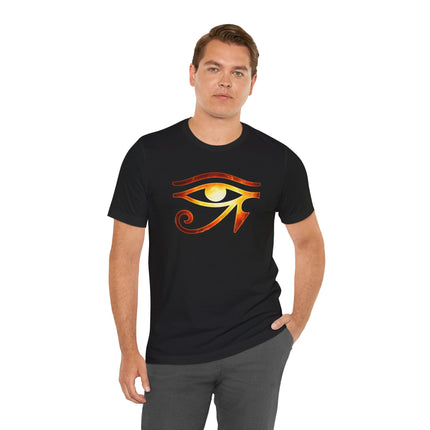Eye of Ra Fiery T-Shirt | Egyptian Sun Symbol Mythology Tee