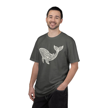 Intricate Tribal Whale T-Shirt | Ocean Animal Graphic Tee | Comfort Colors