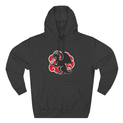 Dragon & Red Cloud Hoodie | Chinese Style Graphic Unisex Pullover V2