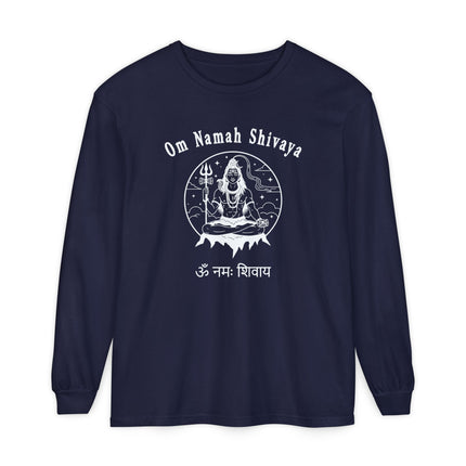 Om Namah Shivaya T-Shirt | Shiva Mantra Graphic Long Sleeve Tee