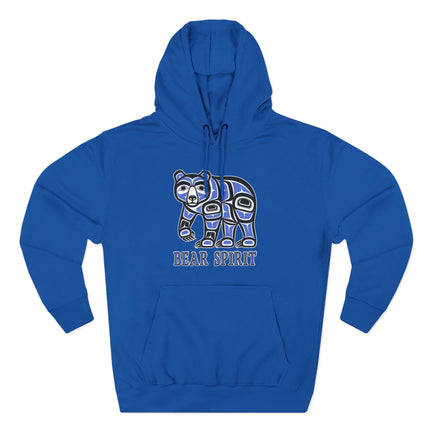 Bear Spirit Native American Hoodie | Indigenous Formline Art Pullover Hoodie