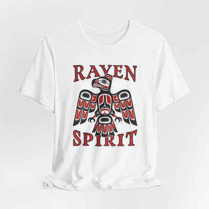 Raven Spirit T-Shirt | Native American Tribal Art Raven Tee | Spirit