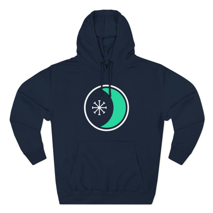 Seax Wicca Moon & Star Symbol Hoodie | Witchcraft Pagan Unisex Pullover Hoodie