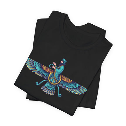 Persian Faravahar T-Shirt - Zoroastrian Symbol Graphic Tee