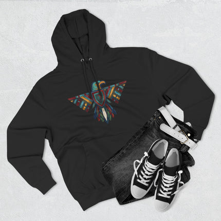 Colorful Thunderbird Hoodie | Native American Inspired Geometric Pullover Hoodie