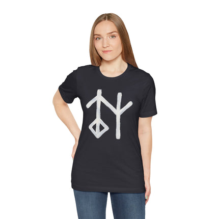 Wisdom Bind Rune T-Shirt | Norse Pagan Symbol Runic Graphic Tee