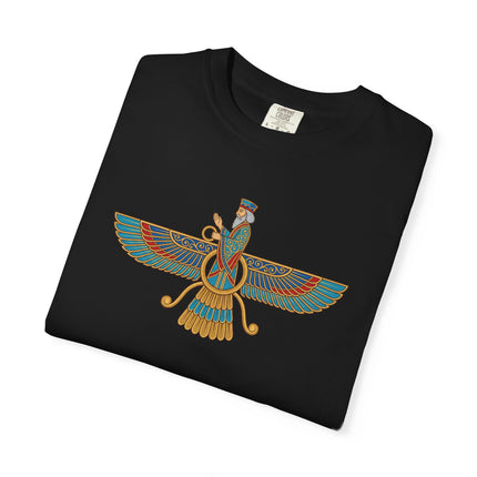 Faravahar Ancient Persian Symbol T-Shirt | Zoroastrianism Graphic Tee