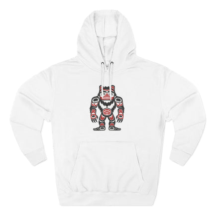 Sasquatch Indigenous Pacific Northwest Art Hoodie | Tribal Formline Pullover