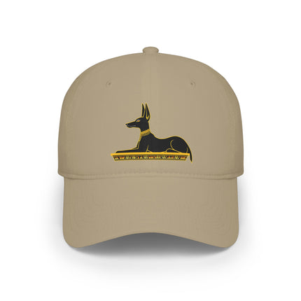 Anubis God DTF Print Baseball Cap | Ancient Egyptian Mythology Hat