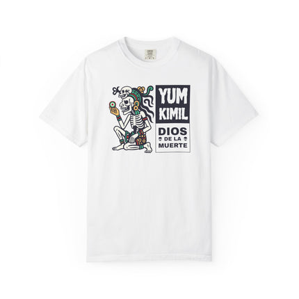 Yum Kimil Mayan Death God Skeleton T-Shirt | Mesoamerican Mythology Tee | V2