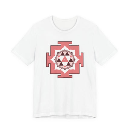 Durga Yantra sacred geometry symbol graphic tee design.