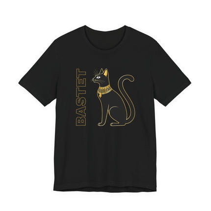 Bastet Cat Egyptian T-Shirt | Symbolic Egypt Goddess Graphic Tee | V5