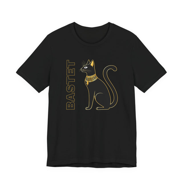 Bastet Cat Egyptian T-Shirt | Symbolic Egypt Goddess Graphic Tee | V5
