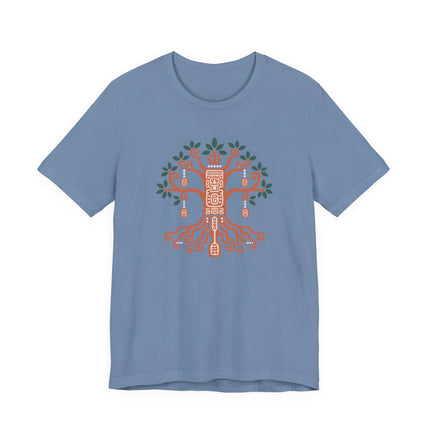 Mayan Ceiba Tree T-Shirt | Branching Tree and Exposed Root Design Tee