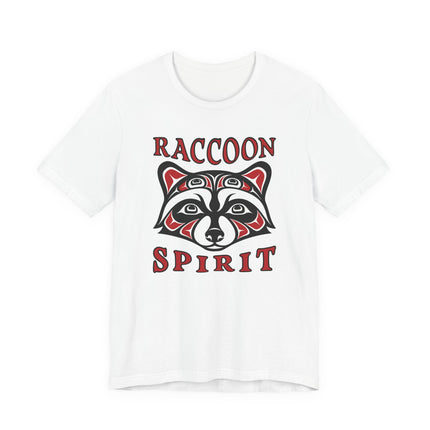 Raccoon Spirit Tribal T-Shirt | Native American Style Animal Tee | Spirit