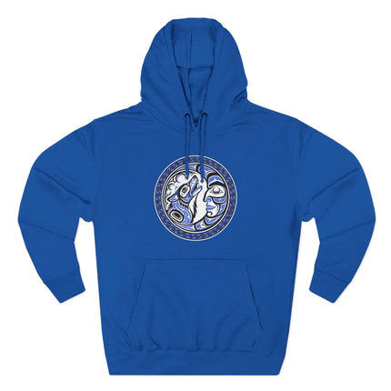 Formline Grandmother Moon Sacred Circle Hoodie | Tribal Mask Art