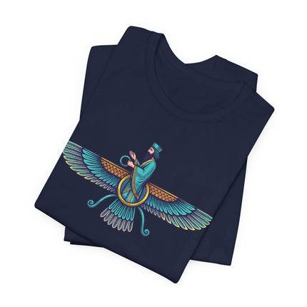 Persian Faravahar T-Shirt - Zoroastrian Symbol Graphic Tee