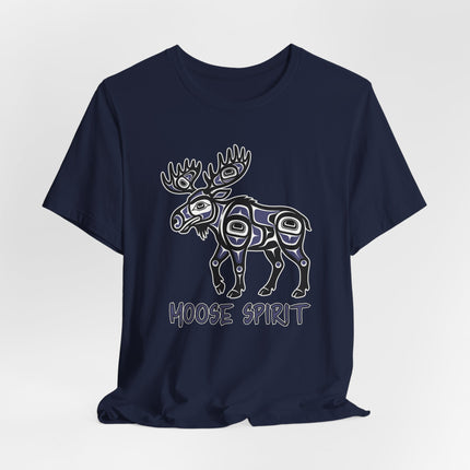 Moose Spirit Native American Formline Art T-Shirt | Indigenous Animal Graphic Tee | Spirit