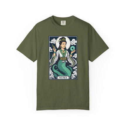 Nüwa Serpent Goddess T-Shirt | Chinese Mythology Mythical Graphic | V1