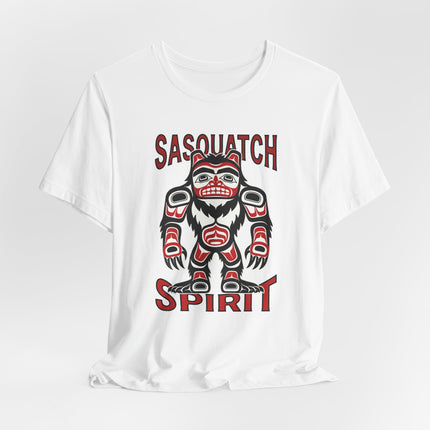 Sasquatch Spirit Bigfoot T-Shirt | Pacific Northwest Indigenous Art Tee | Spirit