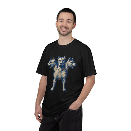 Cerberus Mosaic T-Shirt | Three-Headed Dog Greek Mythology Graphic Tee