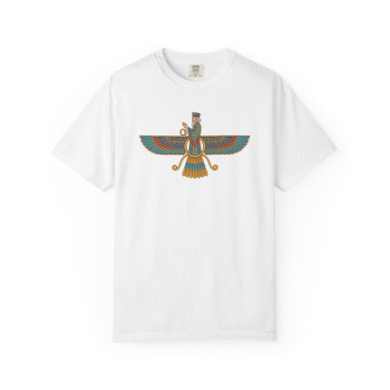 Faravahar Ancient Persian Symbol T-Shirt | Zoroastrianism Graphic Tee