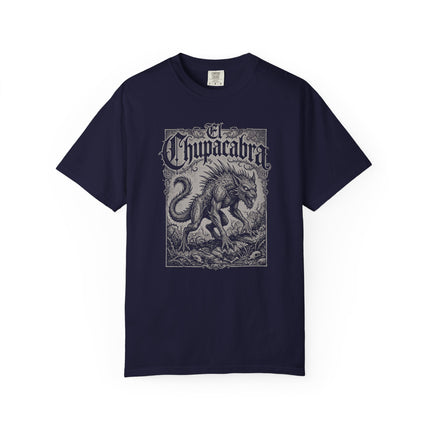 El Chupacabra T-Shirt | Cryptid Creature in Vintage Horror Art