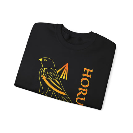 Egyptian God Horus Sweatshirt | Falcon Mythology Pullover | V5