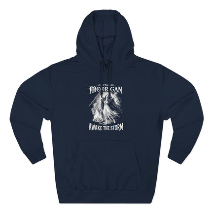 The Morrigan Awake the Storm Hoodie | Celtic Mythology Gothic Art