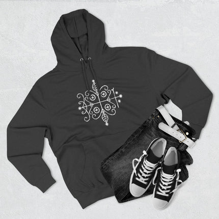 Papa Legba Veve Hoodie - Haitian Vodou Sacred Geometry Art