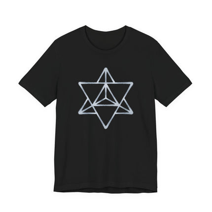 Merkaba Symbol T-Shirt | Sacred Geometry Star Tetrahedron Tee