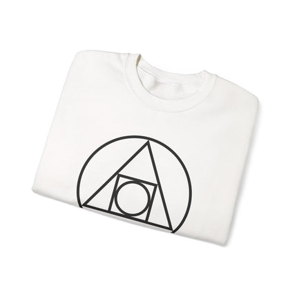 Philosopher's Stone Alchemy Symbol Sweatshirt | Sacred Geometry Unisex Pullover V2