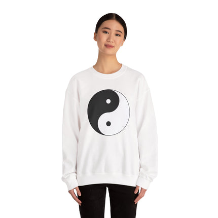 Yin Yang Symbol Sweatshirt | Harmony and Balance Graphic Unisex Pullover | V1