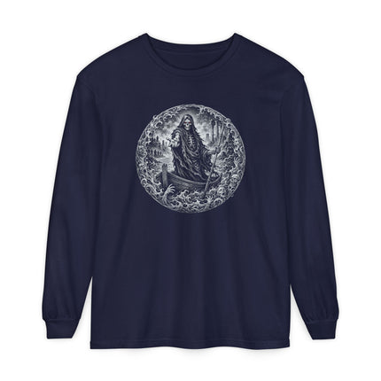 Charon Ferryman Long Sleeve T-Shirt | Greek Underworld Graphic Tee