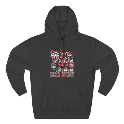 Bear Spirit Native American Hoodie | Indigenous Formline Art Pullover Hoodie