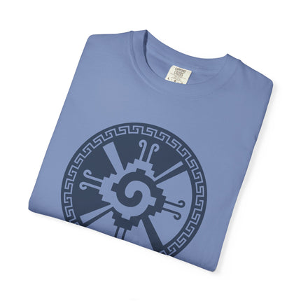 Hunab Ku T-Shirt | Black and White Geometric Spiral Graphic Tee