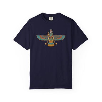 Faravahar Ancient Persian Symbol T-Shirt | Zoroastrianism Graphic Tee