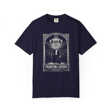 Phantom of the Opera T-Shirt | Gothic Theater and Chandelier Art