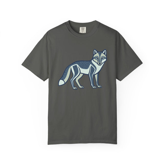 Geometric Arctic Fox T-Shirt | Inuit Inspired Wildlife Graphic Tee