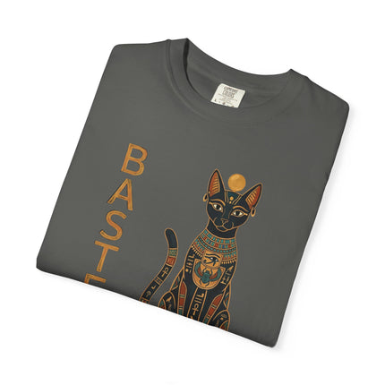 Bastet Egyptian Cat Goddess T-Shirt | Ancient Art Graphic Comfort Colors Tee
