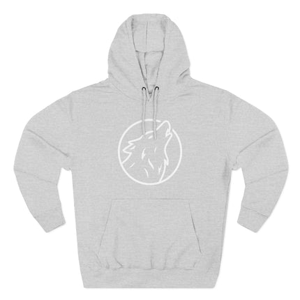 Howling Wolf Circle Graphic Hoodie | Graphic Unisex Pullover V1