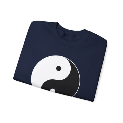 Yin Yang Symbol Sweatshirt | Harmony and Balance Graphic Unisex Pullover | V1