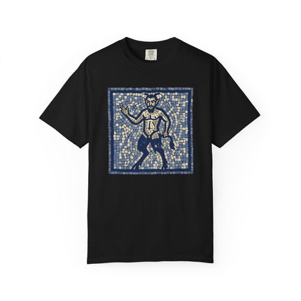 Satyr Mosaic T-Shirt | Ancient Greek Mythology Creature Tee | Comfort Colors